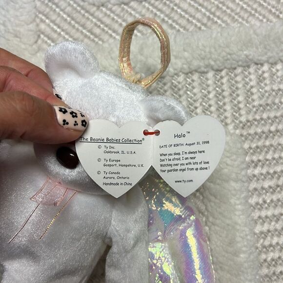 BEANIE BABY - Halo Bear - Picture 6 of 6